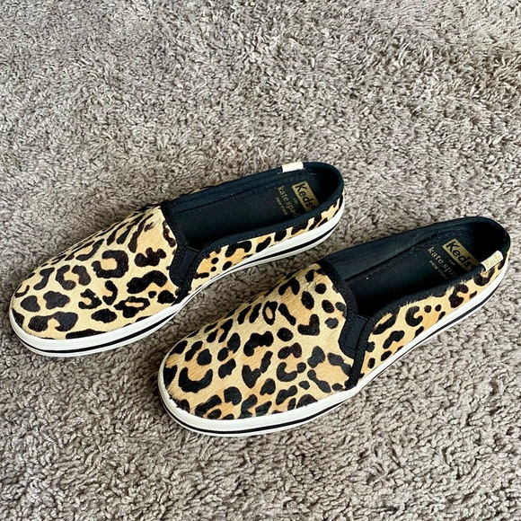 🌟HOST PICK🌟 KATE SPADE Leopard Print Slip On Keds Size 7 - Picture 3 of 8